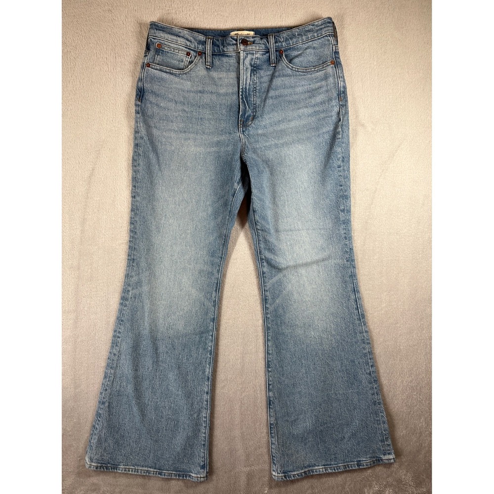 Madewell NWT The Perfect Vintage Flare Jeans Light Wash High Rise Blue Size 31